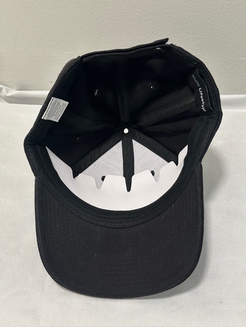 BMW Black Baseball Cap - Classic Men's Accessory One Size Fits All - Picture 6 of 6